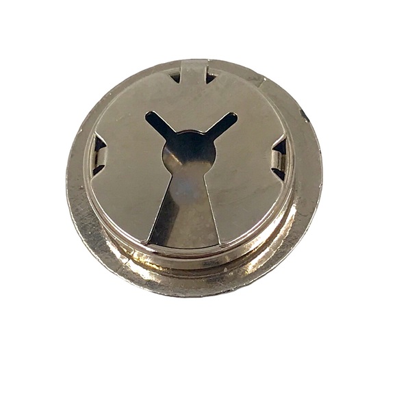 Silver Tone Unisex Star w/ Anchors Button Cover - Picture 3 of 4